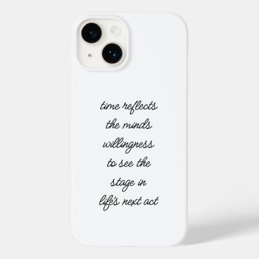 Life's Next Act iPhone Case (Achterkant)