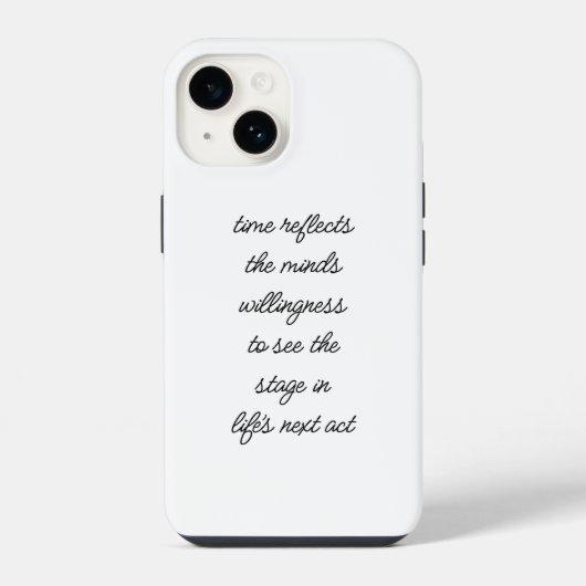 Life's Next Act iPhone Case Hoesje (Achterkant)