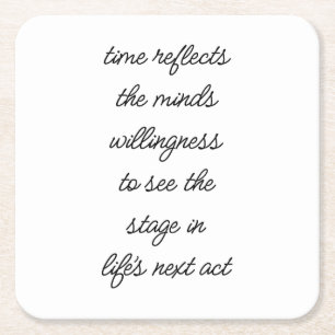 Life's Next Act Paper Onderzetter