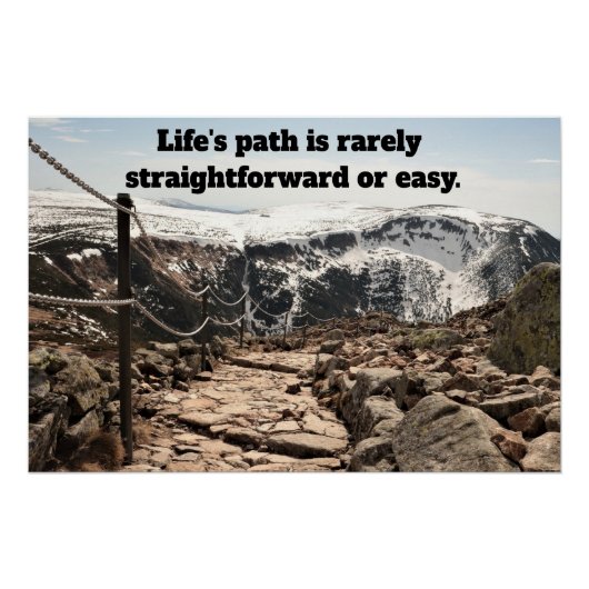 Life's path.Glossy Poster (Voorkant)