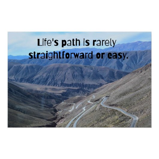 Life's path.Glossy Poster (Voorkant)