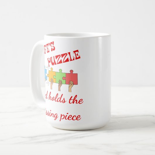Life's Puzzle Mok (Voorkant links)