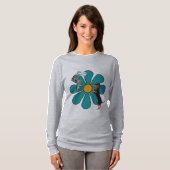 Life's Ruff, Hug a Pup Cute Flower Dachshund T-shirt (Voorkant volledig)