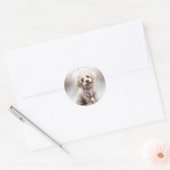Life's Ruff, Love a Pup  Ronde Sticker (Envelop)