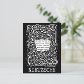 Lifes SECRET quote van Nietzsche Briefkaart (Staand voorkant)