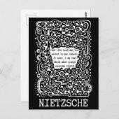 Lifes SECRET quote van Nietzsche Briefkaart (Voorkant / Achterkant)