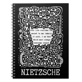 Lifes SECRET quote van Nietzsche Notitieboek