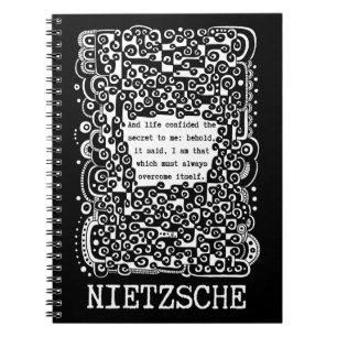 Lifes SECRET quote van Nietzsche Notitieboek