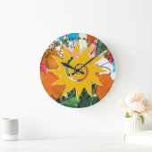 Life's Sunshine Ronde Wandklok (Huis)