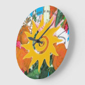 Life's Sunshine Ronde Wandklok (Hoek)