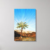 Life's Sustaining Palm Tree - Vinyl Fotobehang Canvas Afdruk (Voorkant)