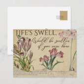 Life's Swell Hummingbird -Style Briefkaarten (Voorkant / Achterkant)