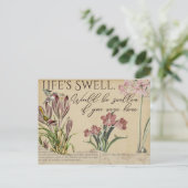 Life's Swell Hummingbird -Style Briefkaarten (Staand voorkant)