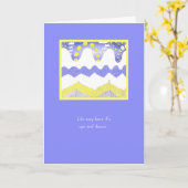 Life's Ups & Downs on Periwinkle Inspiration Kaart (Gele Bloem)