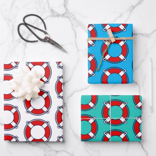 Lifesaver-boedel met behoud van levensonderhoud in inpakpapier vel (Voorkant)