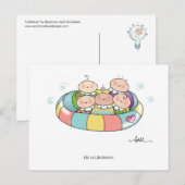 LifeSaver Briefkaart van April McCallum (Voorkant / Achterkant)