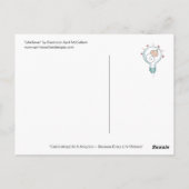 LifeSaver Briefkaart van April McCallum (Achterkant)