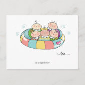 LifeSaver Briefkaart van April McCallum (Voorkant)