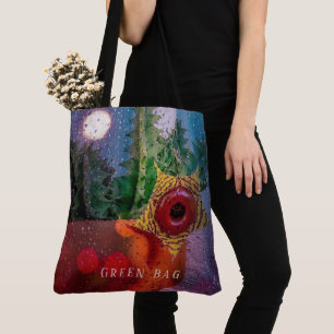 Lifesaver Cactus door een regenachtig venster Tote Bag