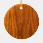 Lifesaver Chrome als Anchor op Teak Veneer Keramisch Ornament (Achterkant)