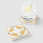 Lifesaver Stenen Onderzetter (Zijkant)