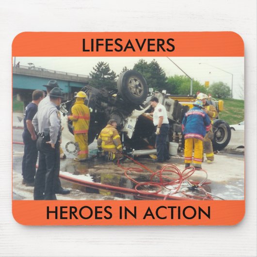 LIFESAVERS - mousepad Muismat (Voorkant)