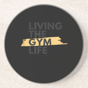 Lifestyle Apparel Leven Gym Life Zandsteen Onderzetter
