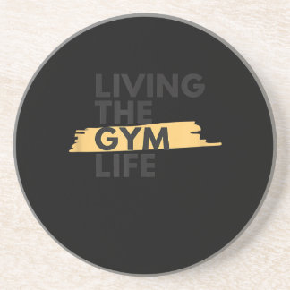 Lifestyle Apparel Leven Gym Life Zandsteen Onderzetter