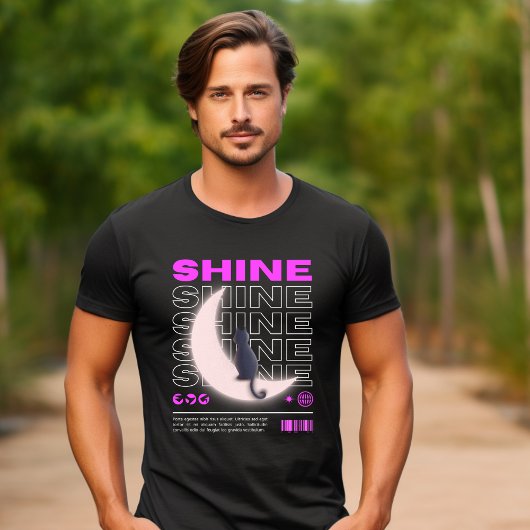 Lifestyle en Hobbies met roze minimalistische typo T-shirt