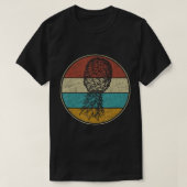  lifestyle-retro ondersteboven ananas Swin T-shirt (Design voorkant)