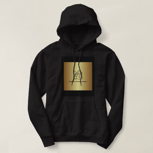 Lifestyle van een professionele Booster Hoodie (Design voorkant)