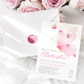 Lifetime Butterflies Bruids Douche Uitnodiging