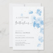 Lifetime Butterflies Romantisch Blauw Vrijgezellen Kaart (Voorkant)