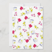 Lifetime Butterflies Wildflower Love Vrijgezellenf Kaart (Achterkant)