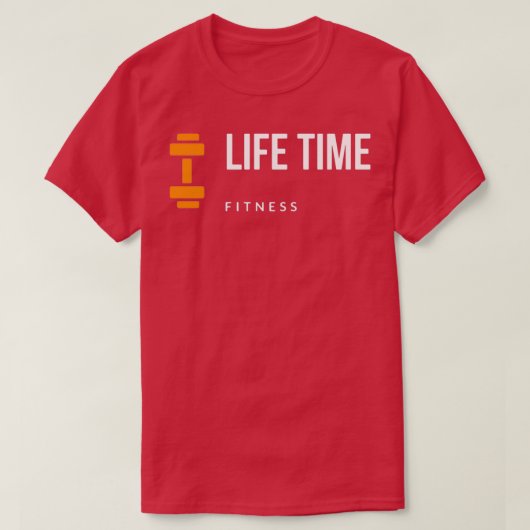 Lifetime Fitness Black 1 T-shirt (Design voorkant)