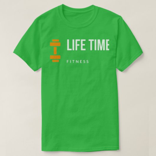 Lifetime Fitness Black T-shirt (Design voorkant)