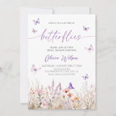 Lifetime of Butterflies Vrijgezellenfeest Party Kaart (Voorkant)