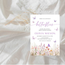 Lifetime of Butterflies Vrijgezellenfeest Party Kaart