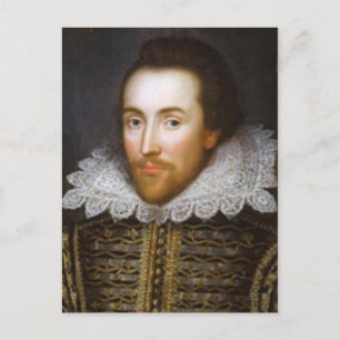 Lifetime portret van Shakespeare Briefkaart