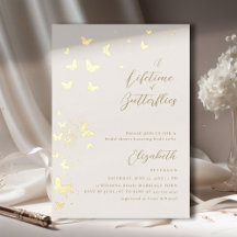 Lifetime Vlinders Ivoor Goud Chic Bruiloftsfeest