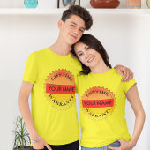 Lifetime Warranty Symbool Jouw naam Unisex T-shirt