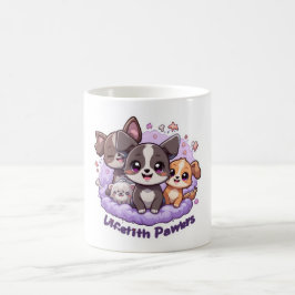 Lifetith Pawers Mok – Schattigee Cartoon Puppy Cof