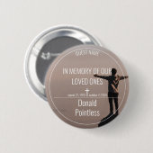 Lifeworks 002 knop ronde button 5,7 cm (Voorkant /achterkant)