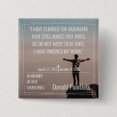 Lifeworks 002-toets vierkante button 5,1 cm (Voorkant)