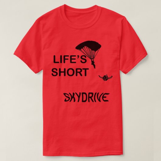 Lifex27s korte skydrive t-shirt (Design voorkant)