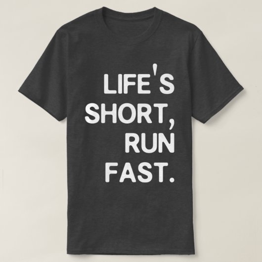 Lifex27s Short Run Fast T-shirt (Design voorkant)