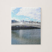 Liffey Bridge - Ha'penny Bridge Legpuzzel (Verticaal)