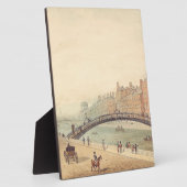 Liffey Bridge in Dublin door Samuel Frederick Broc Fotoplaat (Zijkant)