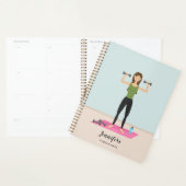 Lifgewicht van meisjes en fitness van  naam planner (Display)