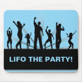 Lifo the Party Funny Accountant Joke Mousepad Muismat (Voorkant)